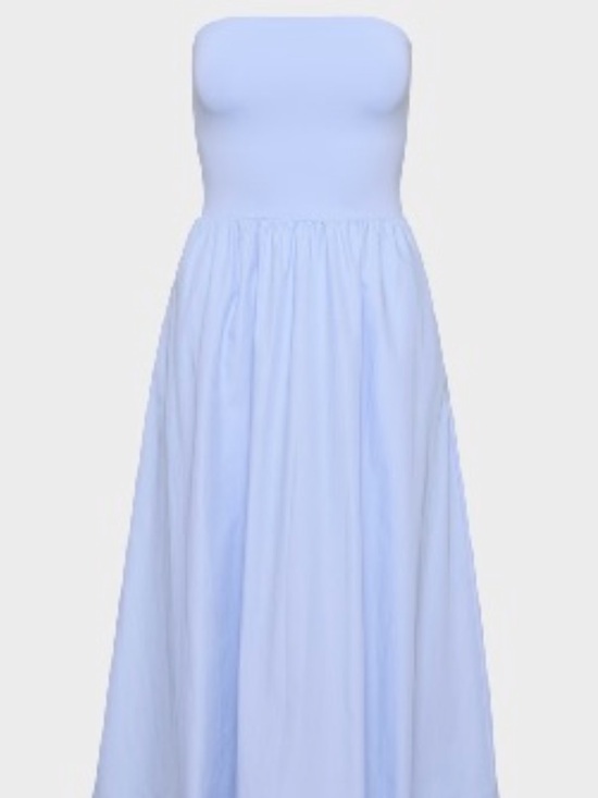 Aritzia Dresses & Skirts - Aritzia Strapless Light Blue Dress